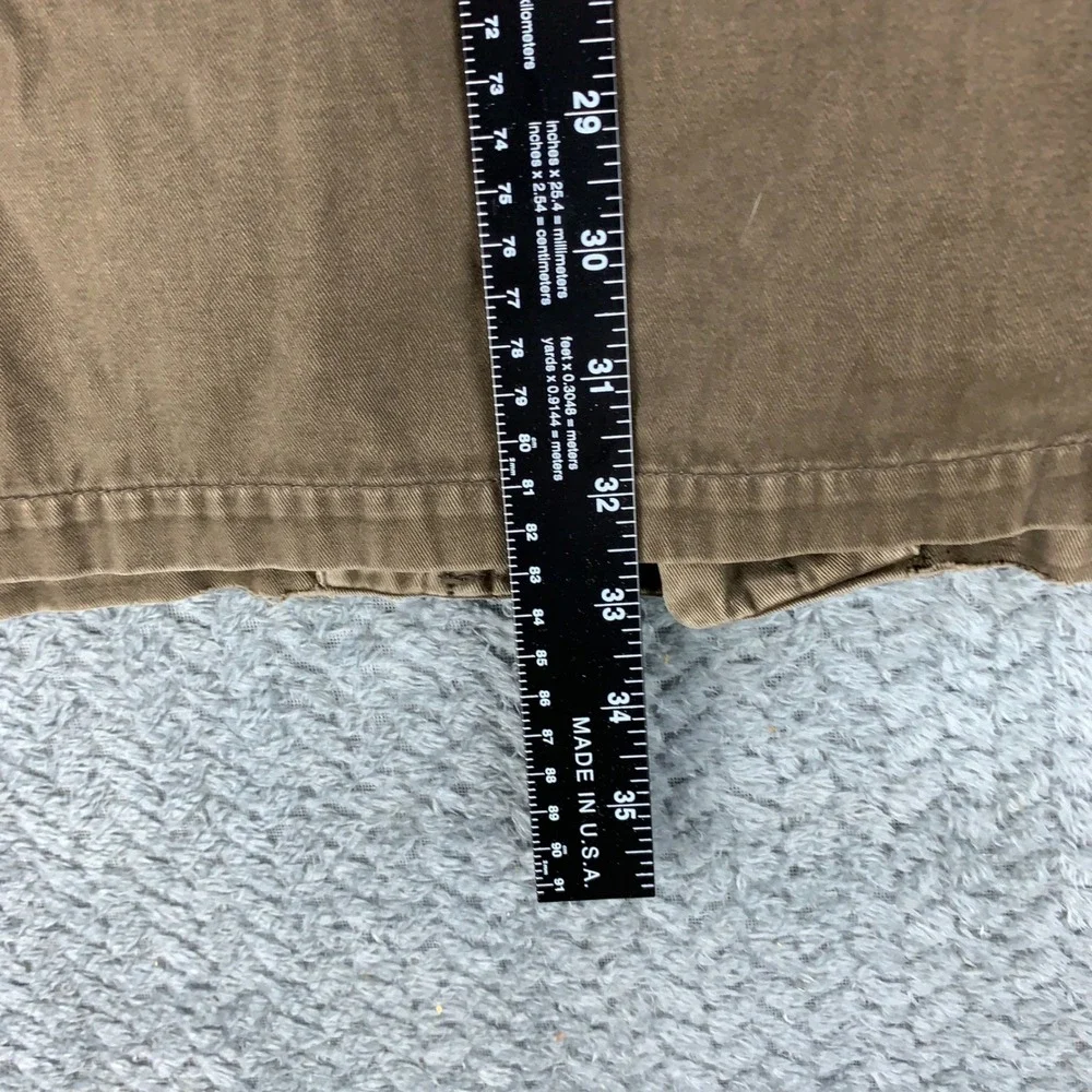 Dockers Field Jacket Mens Large Brown Plaid Lined Canvas Barn Coat DM8857P